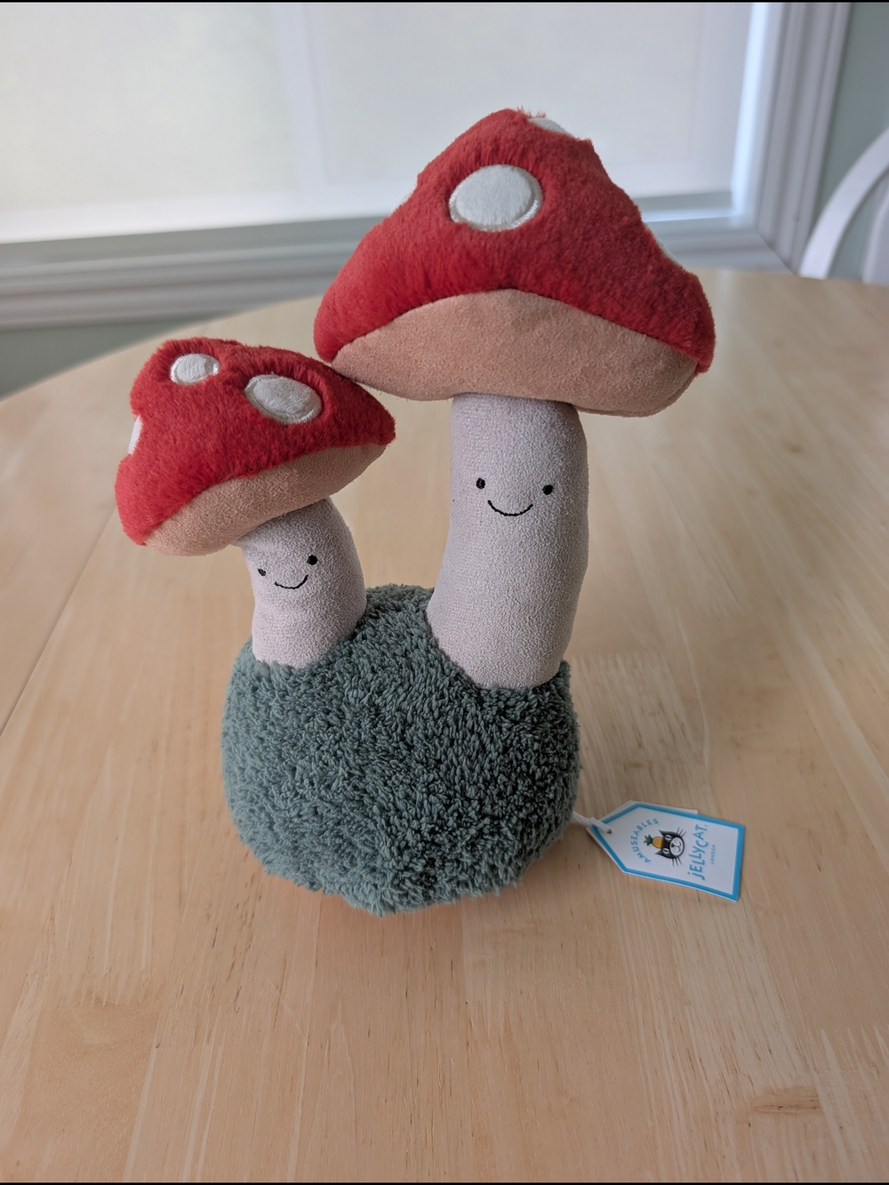 Jellycat Amuseables Pair of Toadstools BNWT